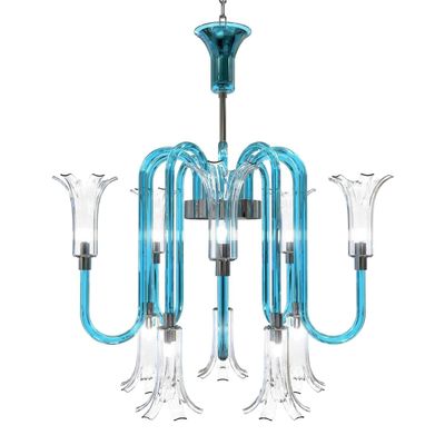 Lampadario contemporaneo Italiano di Murano | 10/12/16 luci | PIUMATI