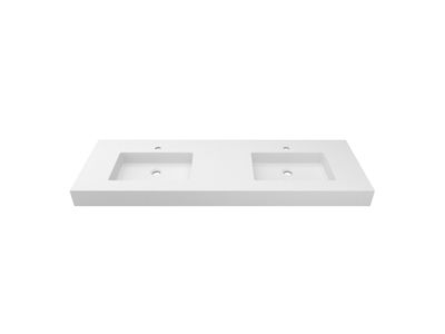 Worktop Kole 59"X19" White 2