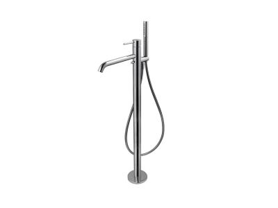 Basin Mixer Round Bath Silver Chrome