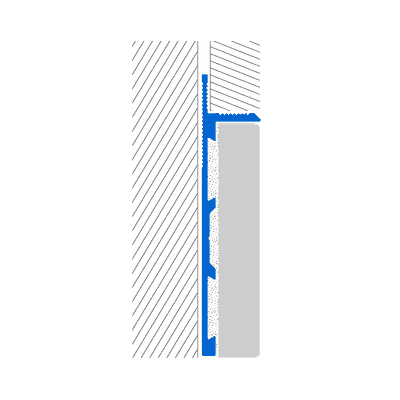 PLANO BFW back to wall skirting for gypsumboard