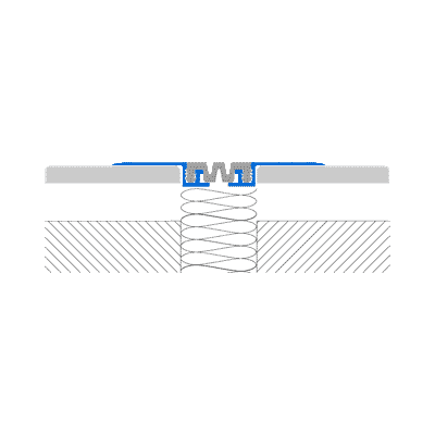 JOINTEC GD joints with supporting structure in aluminium and rubber