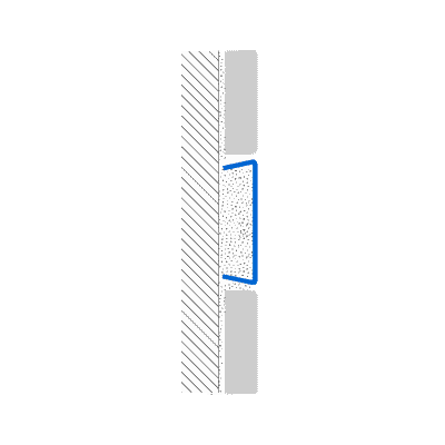 LISTEC LI 20 trims for low thickness coverings
