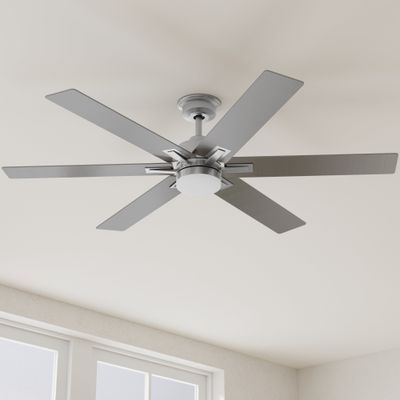 Dallam Collection 60 in. Six-Blade Ceiling Fan with Integrated CCT-LED Light