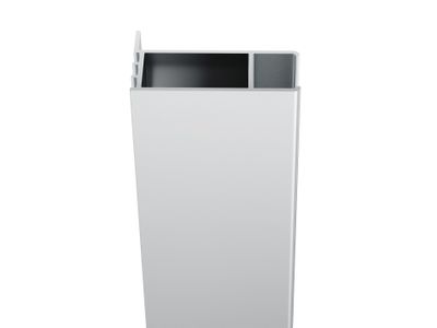 CNPS Extended Wall Profile for CPS, satin