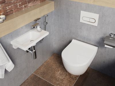 CR 112.01CR Washbasin Tap with Bidet Shower, 170 mm, chrome