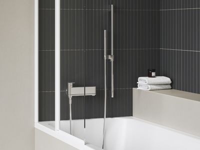 CR II 022.00CR Wall-Mounted Bathtub Tap, without Set, chrome