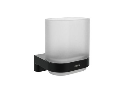 CR II 210.20BLM Holder with Cup, matt black