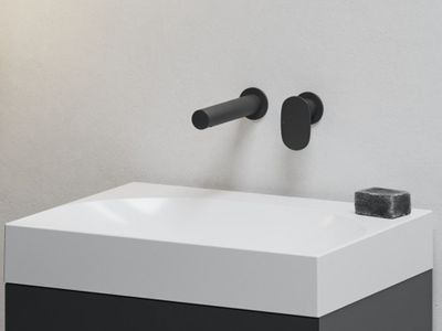 SG 019.20BLM.O1 Concealed Washbasin Tap, with Basic Unit, matt black