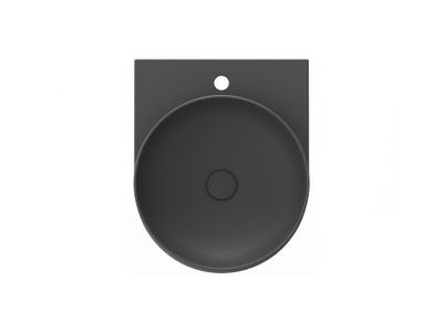 Yard 40 Washbasin, ceramic, anthracite