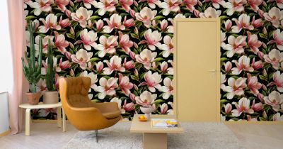 Magnolia Blossoms, Pink