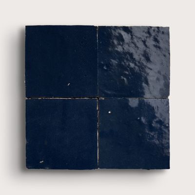 Midnight Blue 4x4 Zellige Tile