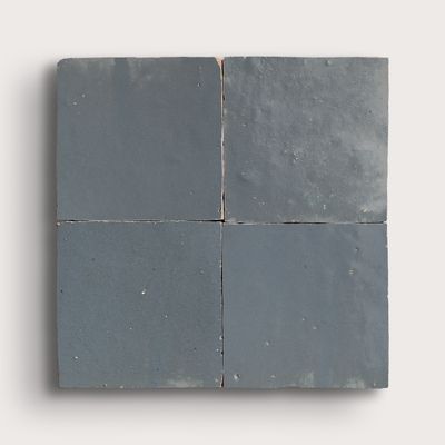 Sahara Mist Blue 4x4 Zellige Tile