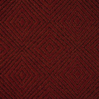 Crimson Geometric Upholstery Fabric | ECO FRESH