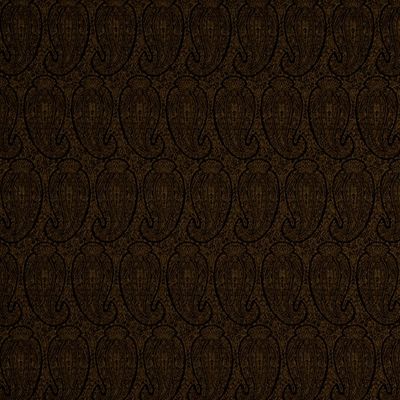 Paisley Upholstery Fabric Espresso - Eco-Friendly