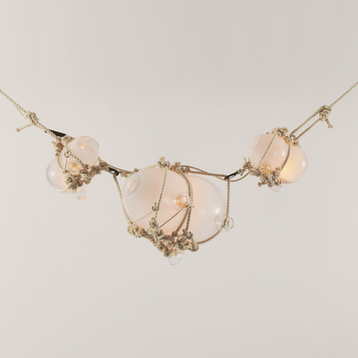 Knotty Bubbles | Chain - 1 Large, 2 Small Bubbles | Lindsey Adelman