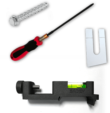 Accesorios para barandillas de cristal para piscinas