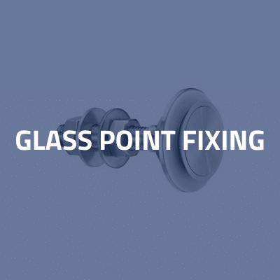 Glass point fixing - Glass bolt facade solution
