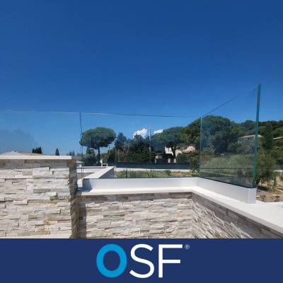 OSF - Compact frameless glass balustrade