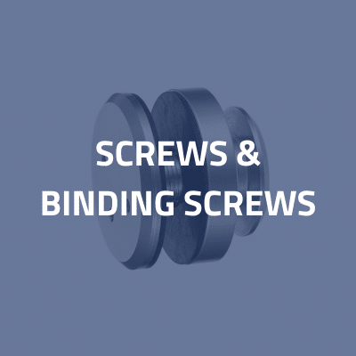 Screws and binding screws