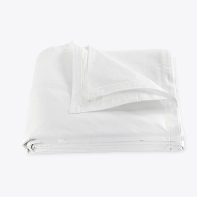 Ceylon Satin Stitch Duvet Cover Bone