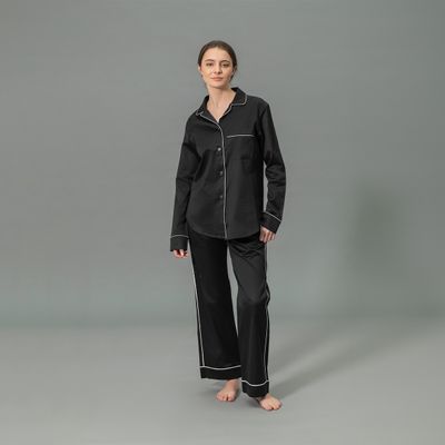 Nocturne Pajama Set Black/bone