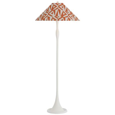 Romero Floor Lamp, Plaster White Amero In Brick