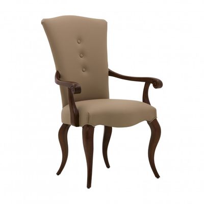 Classic Style Small Armchair Made of Wood Tasinea