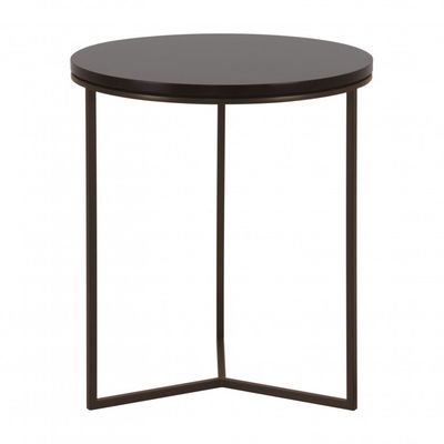 Contemporary Small Table with Metal Structure Trio