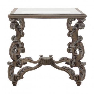 Italian Marble Wooden Coffee Table FIRENZE by Sevensedie