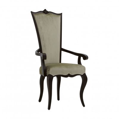 Modern Style Small Armchair Made of Wood Amanda