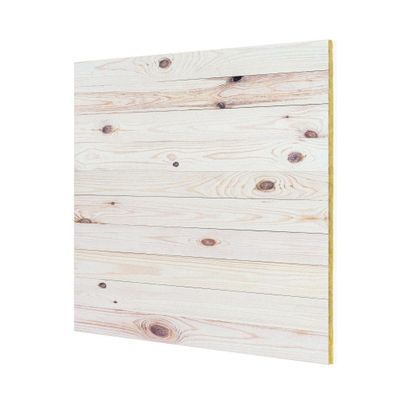 Pannelli per controsoffitto 60x60 effetto legno pino bianco