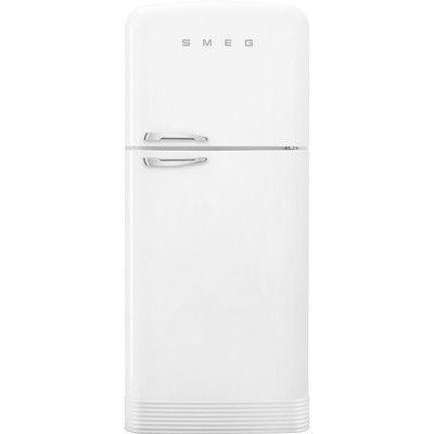 Frigorifero Bianco Doppia-Porta Libera installazione Smeg