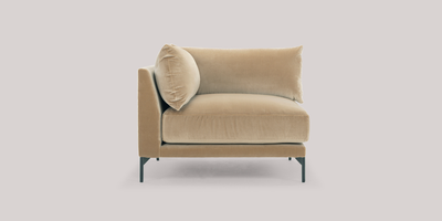 Vincent 1-seater corner module, left