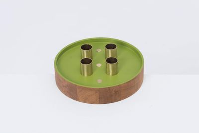 Świecznik Enlightenment 4 na świece ZIELONY – Swallow's Tail Furniture