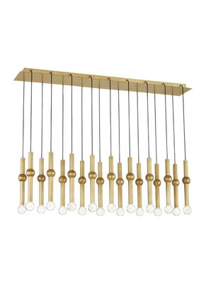 Guyed 18 Light Chandelier Details
