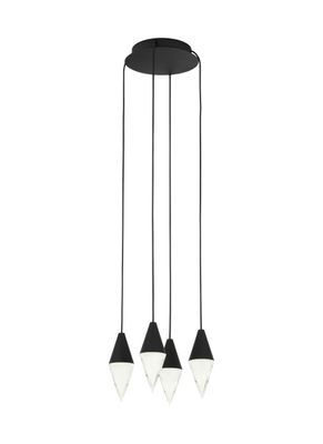 Turret 4 Light Chandelier Details