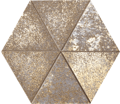 Sheen gold Mosaics 221x192 | Tubądzin