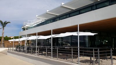 Restaurant on the beach, France