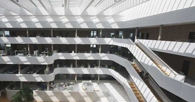 DSV Denmark -  Atrium design with very large skylights | VELUX
