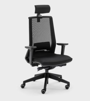 Executive armchair with mesh backrest - Viganò & C.