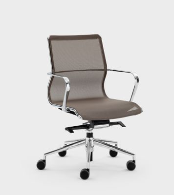 Manager armchair with mesh backrest - Viganò & C.