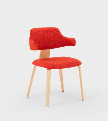 Visitor armchair with armrests - Viganò & C.