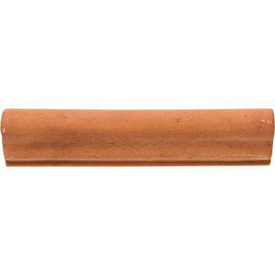 Ceramica Alhambra Spanish Cotto Stair Tread/sink Cap Unglazed 4x8