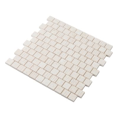 Shift Shuffle 1x1 Offset Mosaic Cream Textured