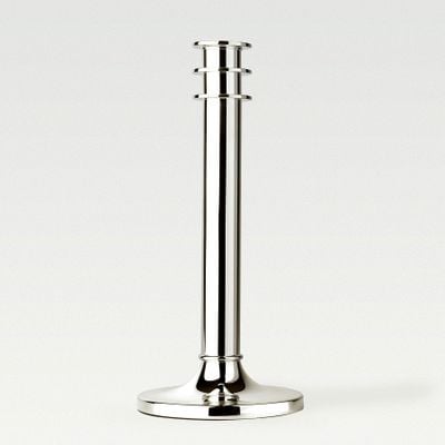Leuchter Facette versilbert 1-lichtig (Höhe 24,5cm)