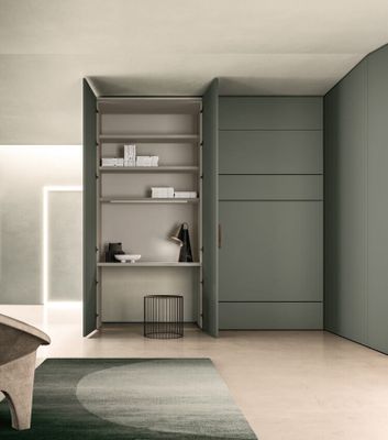 Alterna Wardrobe With Desk Module