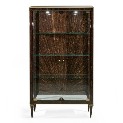 B/5375 display cabinet in palm wood