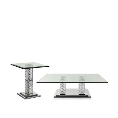 Coffee tables set in contemporary style central T103/C, lateral T103/S