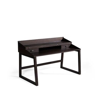 Modern concealed secretary desk in mocha color