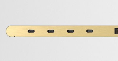 25 8 Port Power and Data CCCCDDHH Brass
